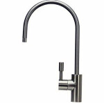 Modern Single-Lever Drinking Water Filter Tap in Satin Nickel