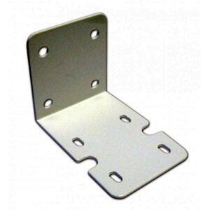 Large Blue Filter Housing Bracket - Single - Equipped with Washers and Bolts